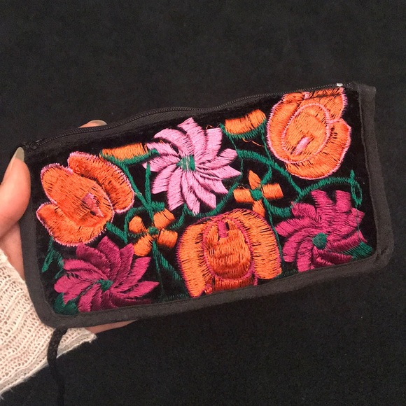 Handbags - Embroidered Pouch/Purse
